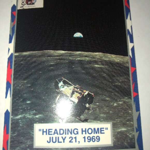 Apallo 11 Space Cards Set of 5 July 16 - July 21  Citgo Petroleum Collectors Car - Picture 6 of 7